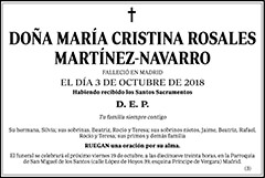 María Cristina Rosales Martínez-Navarro